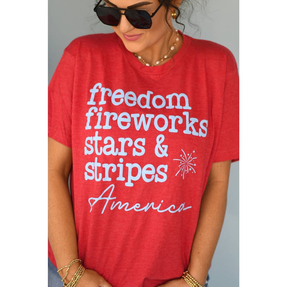 16. Freedom Fireworks Stars & Stripes Tee